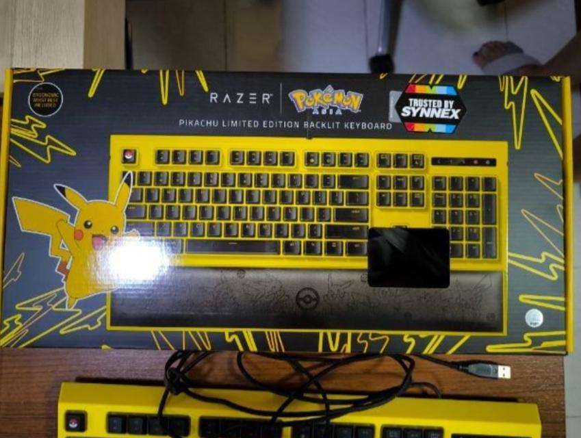 Razer keyboard Pikachu Limited Edition