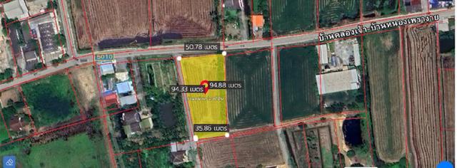 ที่ดิน 2-2-46 ไร่ ติดถนนใหญ่ อบต หนองเพรางาย ไทรน้อย นนทบุรี ถนนกว้าง 10 เมตร เหมาะสร้างโกดังสินค้า โรงงาน อู่รถยนต์ ศูนย์กระจายสินค้า สำนักงาน 4