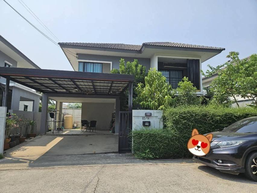 ขายบ้านเดี่ยว ม.ดีไลท์ ท่าอิฐ นนทบุรี 58 ตารางวา 3ห้องนอน 3ห้องน้ำ แอร์4 พร้อมเฟอร์นิเจอร์ครบ ราคา 4,700,000 บาท สนใจติดต่อได้ที่เบอร์ 091-8196311 2