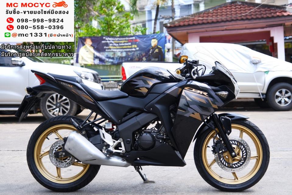 CBR 150 สีดำ 2016 ทะเบียนสวย รถบ้านแท้ เครื่องท่อเดิมๆ เล่มครบพร้อมโอน No204 6