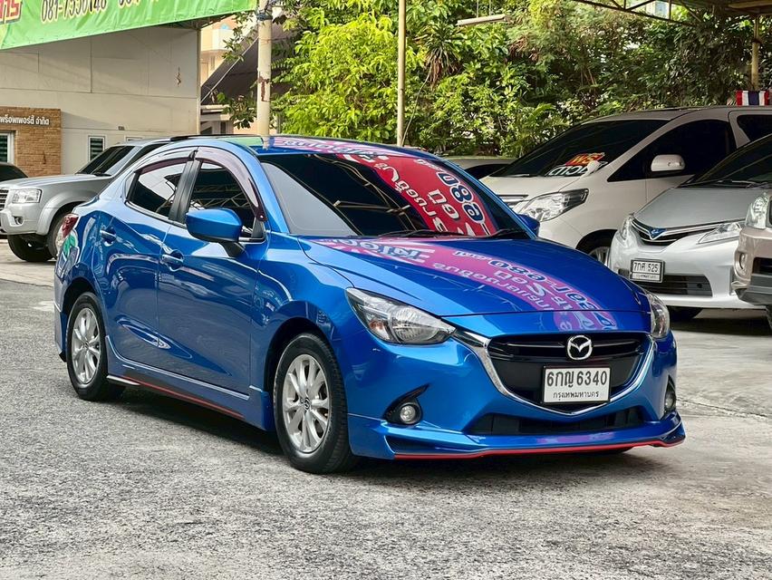 MAZDA 2 ปี 2016 จด 2017 1.3 High Connect 4ประตู ออโต้ สีน้ำเงิน