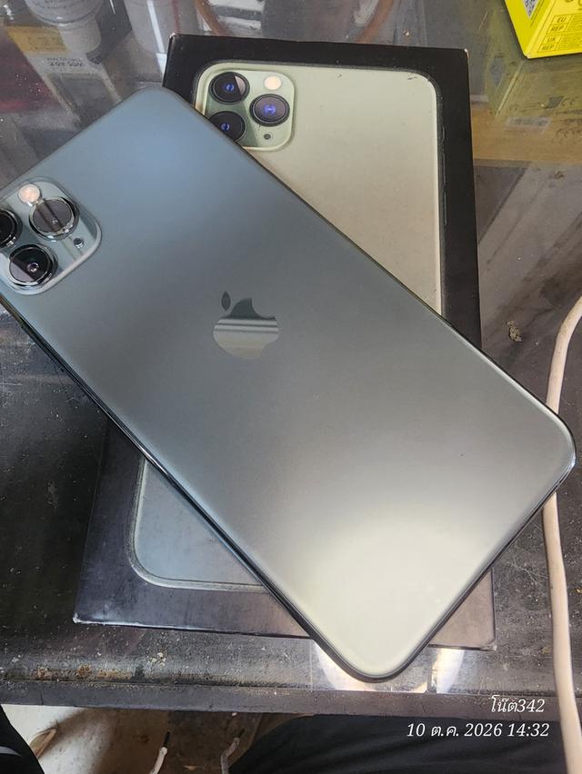 iPhone 11 Pro Max 64GB สี Midnight Green เครื่องศูนย์ TH สภาพนางฟ้า อัปเดต iOS 27 แล้ว พร้อมกล่อง รับประกัน 15วันครับ รูปย่อยที่ 2