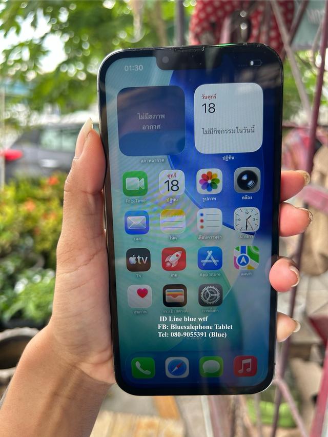 IPhone13 Pro Max 128GB TH  เครื่องศูนย์ไทย ไม่ติดล็อค แบตดี ใข้งานปกติ สภาพสวย รูปที่ 6
