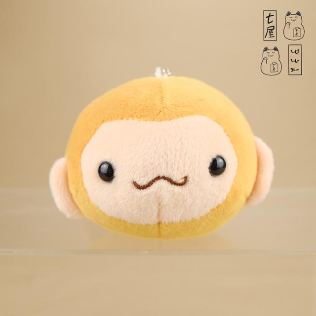 พวงกุญแจ ตุ๊กตา ลิงอ้วนกลม ซารุจัง・Saru-Chan 🐒 Potetto Doubutsuen Nuigurumi BC・Monkey Plush Ball Chain ~ Petit ~ Keychain 9.5 cm ~ YELL・เยล 🍑