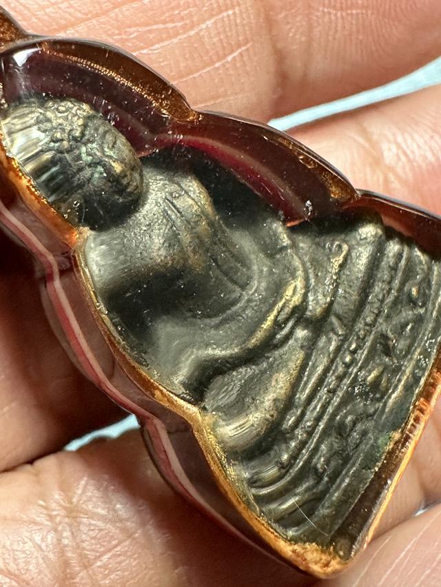 พระกริ่ง  วัดไผ่ล้อม อ.บ้านค่าย จ.ระยอง ล.ป.ทิม วัดระหารไร่เสก พร้อมเลี่ยมโบราณพร้อมเลี่ยมโบราณเดิม รูปที่ 10