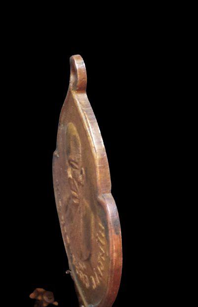 เหรียญหน้าวัว หลวงปู่ตื้อ วัดป่าสามัคคีธรรม รุ่นแรก เนื้อทองแดง ปี2513  ของแท้มีแค่ 1000 เหรียญ 2