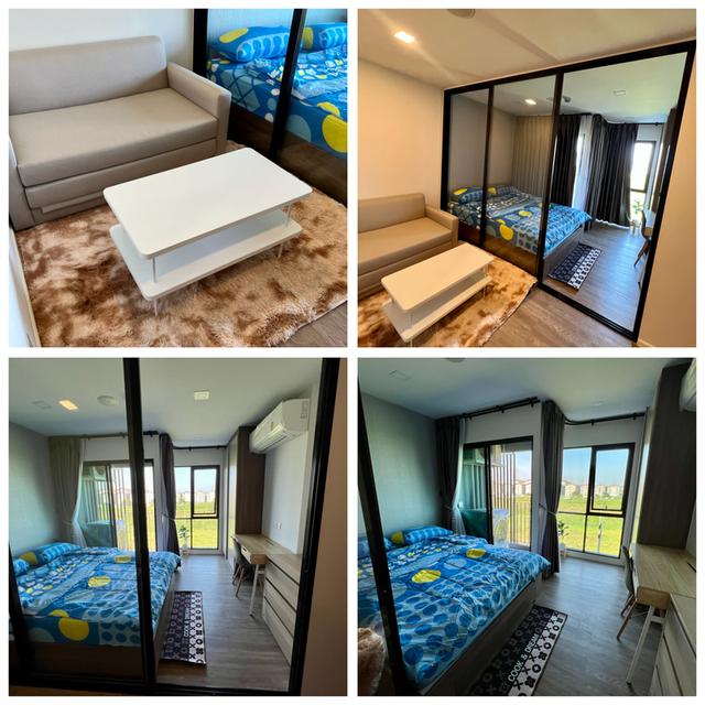 📣ปล่อยขาย-เช่า 𝐊𝐀𝐕𝐄 𝐓𝐎𝐖𝐍 𝐒𝐇𝐈𝐅𝐓🏝️ ม.กรุงเทพ ห้องขนาด 24ตรม. วิวนอก🏙️ ตึก C ชั้น 6 🔑ห้องพร้อมเข้าอยู่ได้เลย 🌷12,000/เดือน เฟอร์+เครื 11