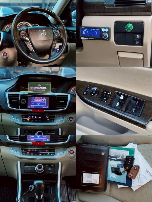 รหัสรถ KN8799 HONDA ACCORD, 2.4 TECH มีซันรูฟ ปี2013 14