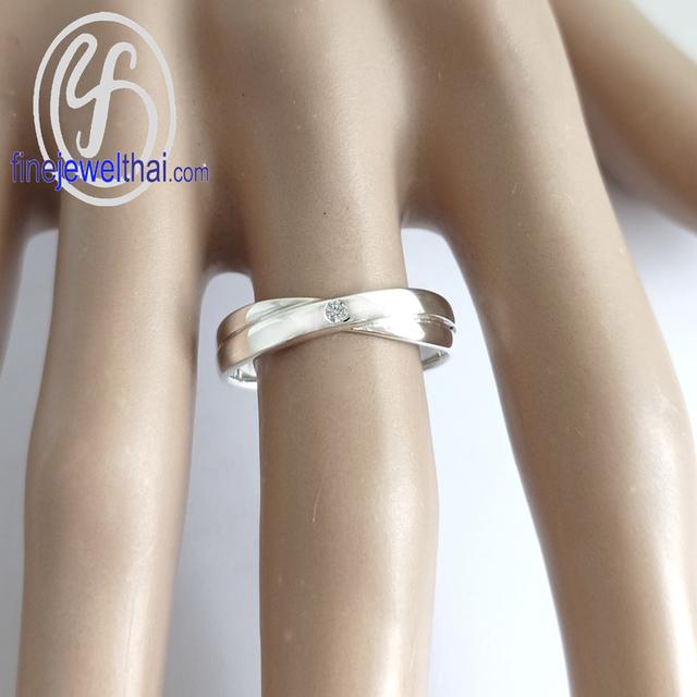 Finejewelthai แหวนอินฟินิตี้ เพชรสังเคราะห์ เงินแท้925 R1428cz รูปย่อยที่ 4