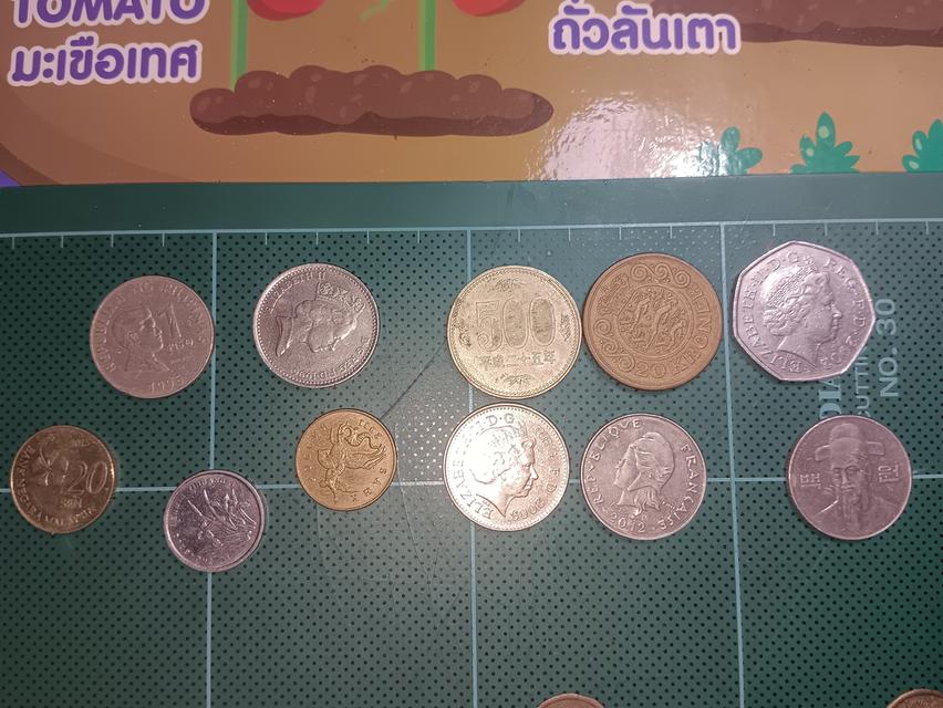 เหรียญและธนบัตรต่างประเทศ