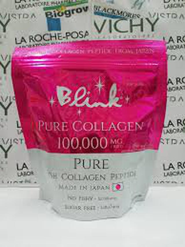 รูป Blink Pure Collagen ถุงละ 100 กรัม คอลลาเจนจากญี่ปุ่น ยิ่งเต 3