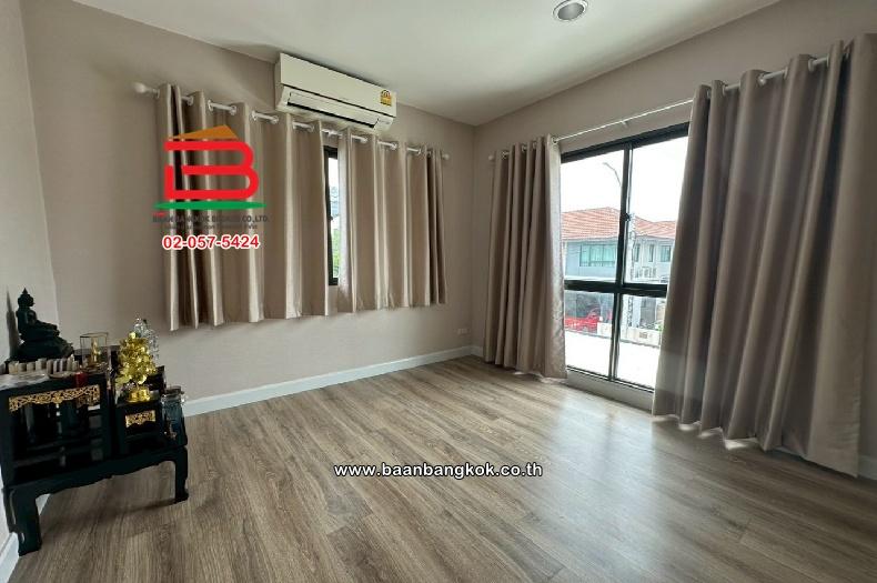 บ้านเดี่ยว หมู่บ้านเพฟ (รามอินทรา-วงแหวน) เนื้อที่ 62.2 ตร.ว ซ.กาญจนาภิเษก 4 แขวงออเงิน เขตสายไหม กรุงเทพมหานคร 11