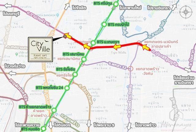 DSL-205 SALE ขาย Condo. เดอะ วิลล์ เกษตรศาตร์ The Ville Kasetsart พื้นที่ 32 ตร.ม. 1ห้องนอน 2900000 BAHT. ใกล้กับ ม.เกษต 2