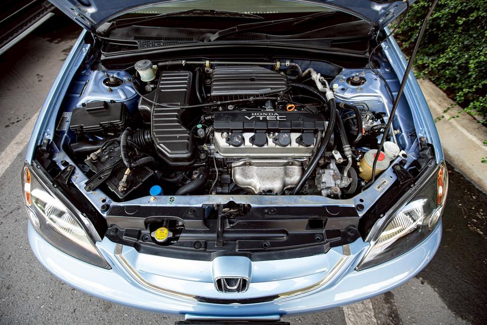 Honda Civic Dm 1.7 สีฟ้า เดิมสวย หายาก ปี 2004  11