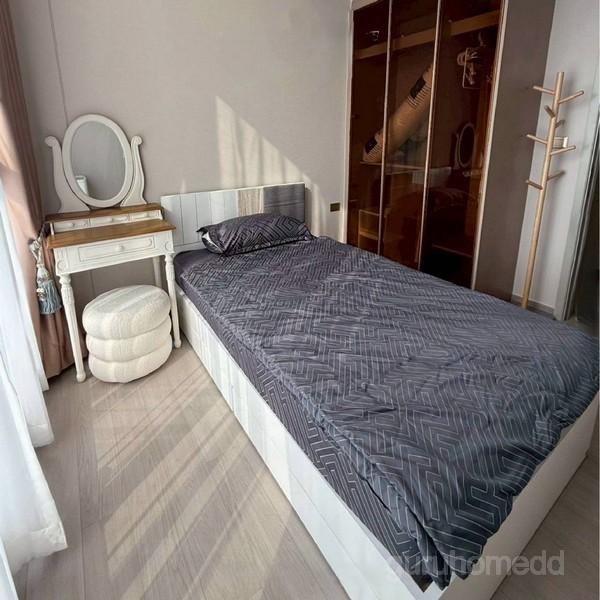 ให้เช่าคอนโด One9Five อโศก ห้องมุม ขนาด 59 ตรม 2นอน 2น้ำ อาคาร B ชั้น 18 เครื่องใช้ไฟฟ้า เฟอร์นิเจอร์ครบ ใกล้ MRT พระราม 3