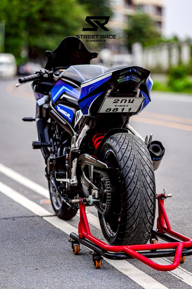 2023 Honda cbr650r ดำฟ้า รถปี 2023 รถสวย แต่งเยอะ 8