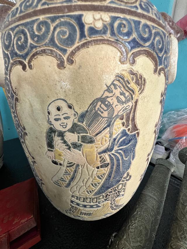 แจกันลวดลายเก่าจีนทรงสวย รูปที่ 3