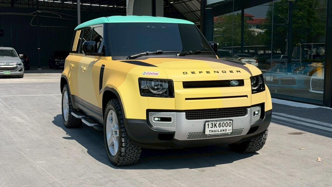 รหัสรถ KPV6000 2021 LANDROVER DEFENDER Diesel สีขาว