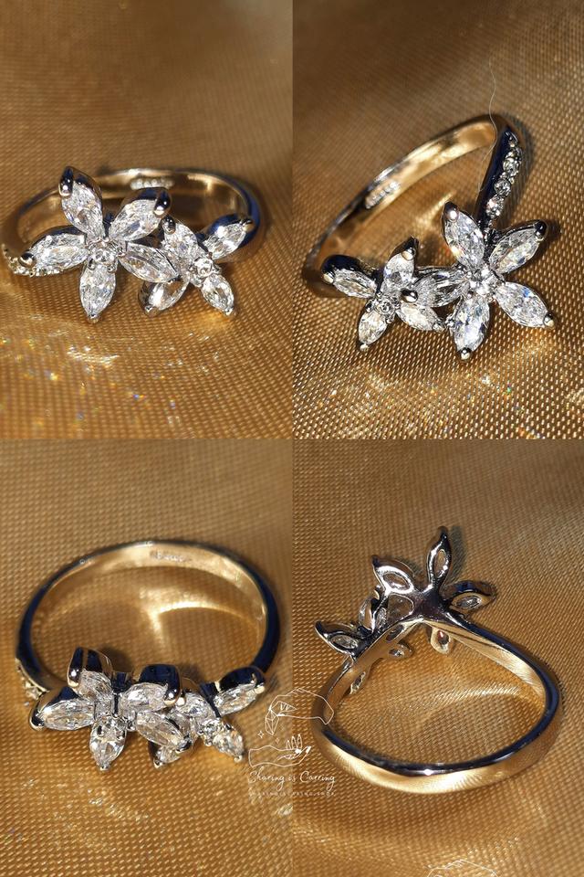 Fancy CZ A+++ Diamond ring ฿1,390.- 5