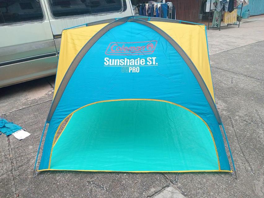 เต็นท์กันแดด coleman sunshade ST. Pro ไม่ผ่านการใช้งานค่ะ สวยๆใหม่ๆ แต่ตีเป็นมือสองนะคะ  มีสมอและถุงเก็บครบ 550 พร้อมส่งค่ะ
