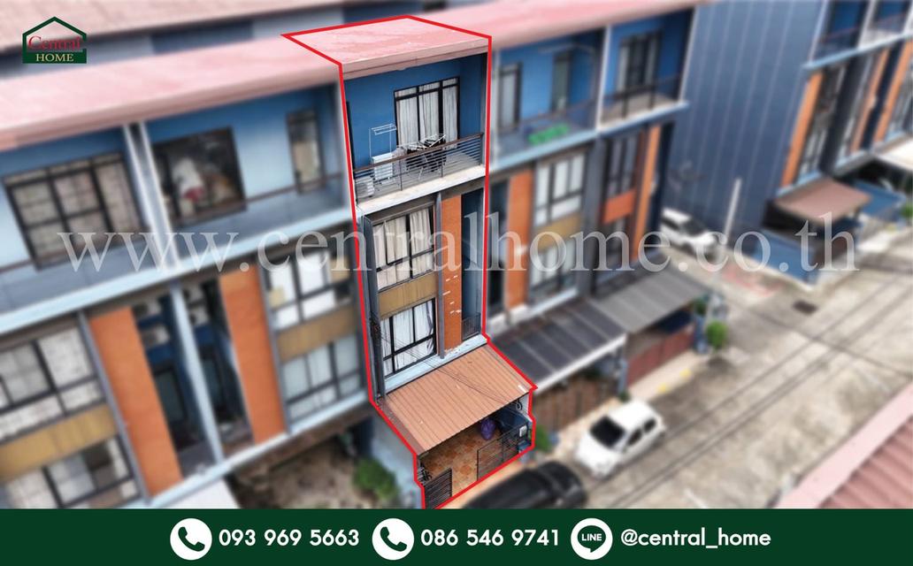 ทาวน์โฮม 3.5 ชั้น เฮ้าส์ 35 แจ้งวัฒนะ Haus 35 Chaengwattana ราคาถูก 1