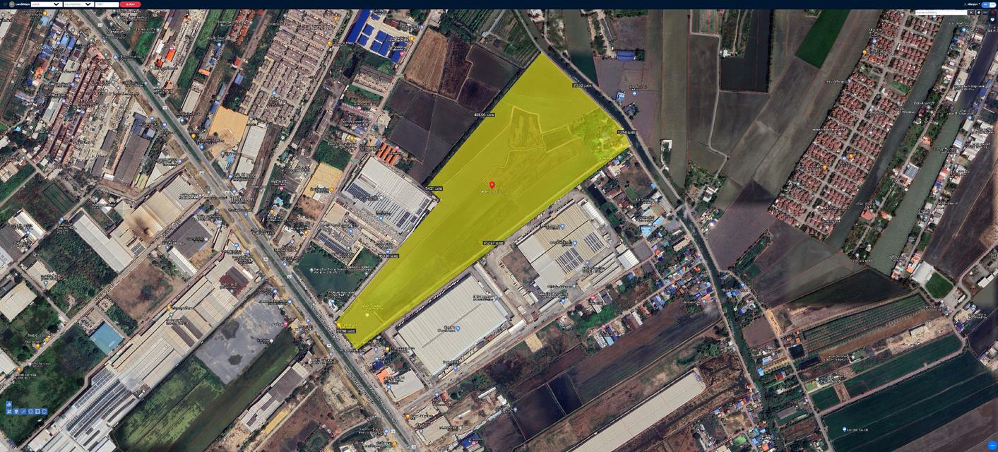 รูป  ขายที่ดิน136ไร่ พื้นที่สีม่วงลาย หน้ากว้าง98ม. ถนน340  บางบัวทอง-สุพรรณบุรี  ตำบลละหาร อำเภอบางบัวทอง นนทบุรี  1