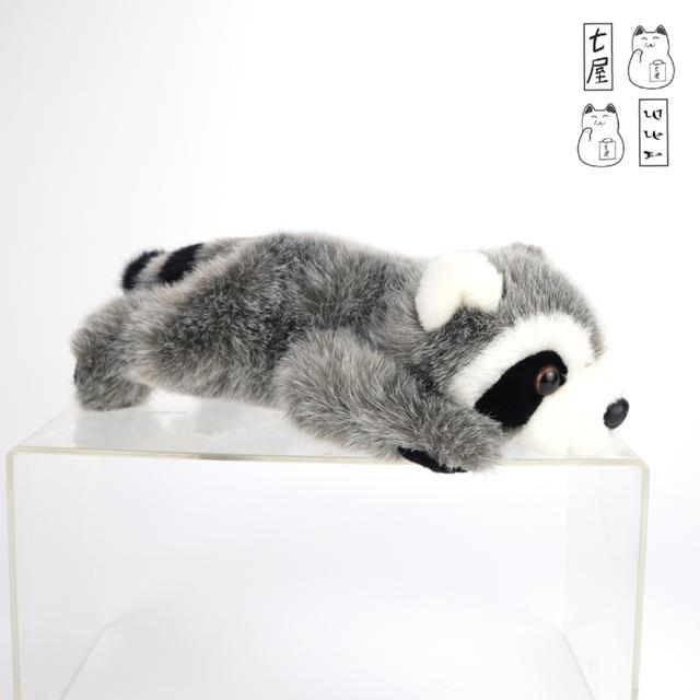 ตุ๊กตา แรคคูน 🦝 Raccoon ~ THE STUFFED ANIMAL HOUSE ~ Realistic Wildlife Plush ~ Standard 21 cm 💦 รูปที่ 5