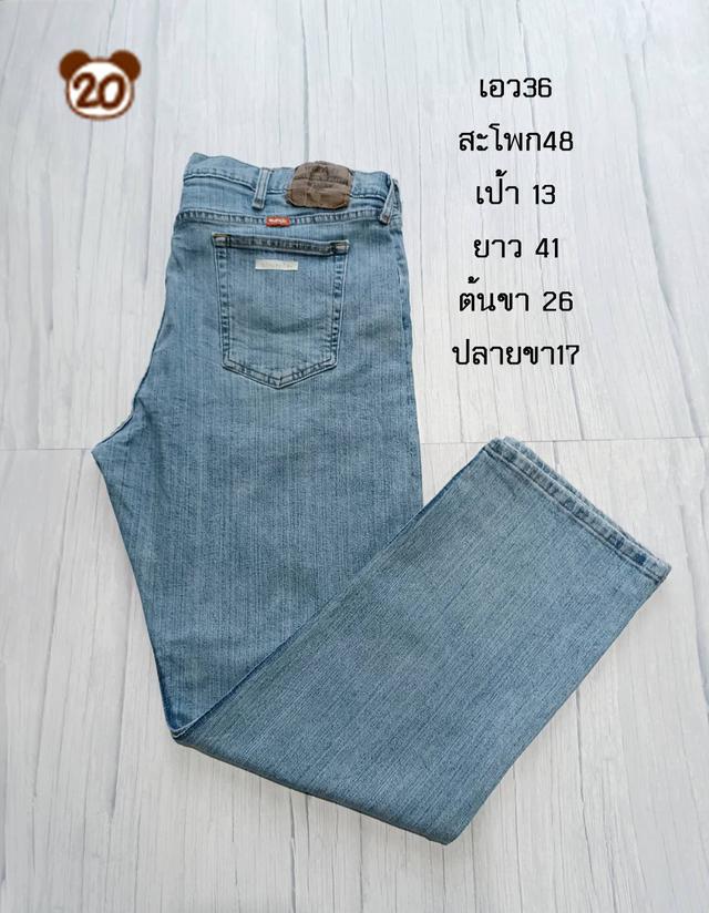 กางเกงยีนส์ Wrangler แท้มือสอง สภาพสวยๆ ใหม่ๆ มีไซส์ 30-42 นิ้ว ค่ะ 6