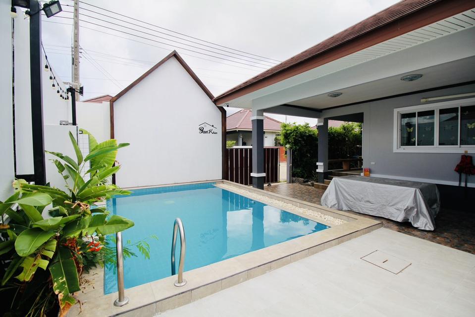 ขายบ้าน Pool Villa 72 ตร.วา ตกแต่งพร้อมอยู่ เฟอร์ครบ พลูตาหลวง สัตหีบ ใกล้อู่ตะเภา-บางเสร่ รูปย่อยที่ 5