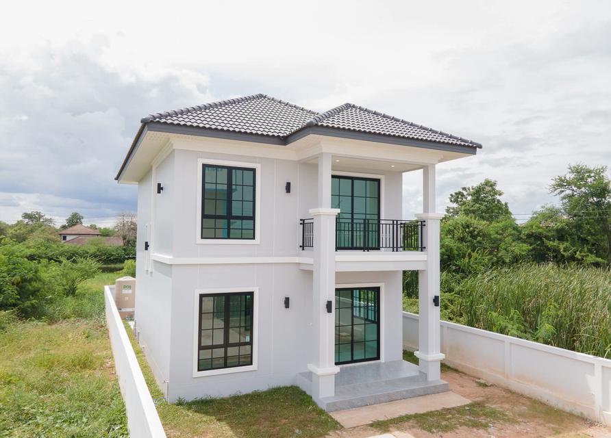 💒 บ้านเดี่ยว2 ชั้น สร้างใหม่ ประโดก-หมื่นไวย ใกล้ M6 ราคาบ้าน 4.89 ลบ. โทร.081-1132531/089-8192526 1