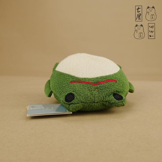 ตุ๊กตา ต้าวอ๊บ・กบเขียว・ผ้าญี่ปุ่น・จิริเมน =͟͟͞🐸⛩️ Chirimen Kaeru・Frog・Japanese Fabric ・Mascot 10 cm・Toba Aquarium ❄️✨ รูปที่ 6