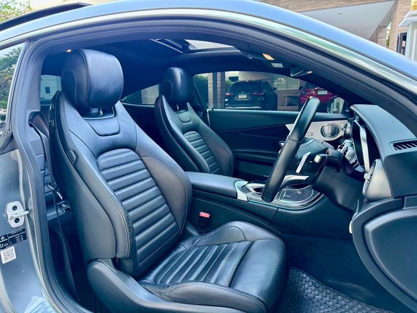 รหัสรถ AVA5115 💢 Benz C250 Coupe AMG Dynamic รุ่น Top หลังคาแก้ว ปี 2018 W205 8