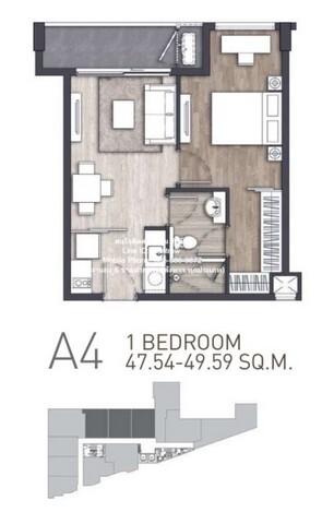condo Craft Ploenchit คราฟท์ เพลินจิต ขนาด = 48 ตรม 1 Bedroom 1 BR ใกล้ รถไฟฟ้า BTS เพลินจิต โครตถูก! กรุงเทพ 3