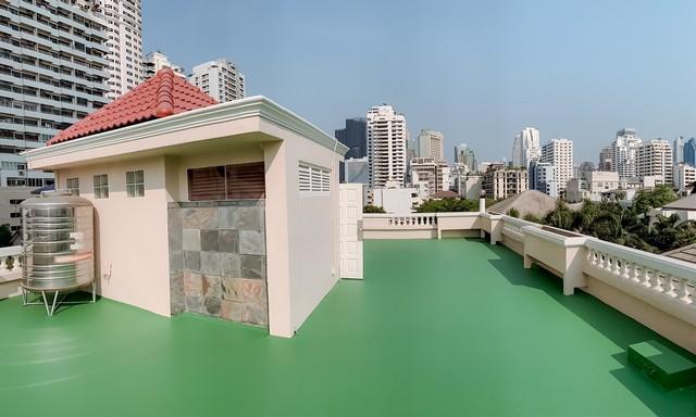 บ้านเดี่ยว4ชั้น 80ตรว.ชั้นบนสุดเป็นดาดฟ้า สุุขุมวิท ใกล้สถานี BTS นานา 4