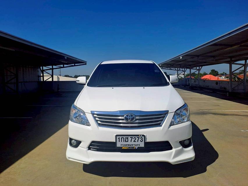 TOYOTA INNOVA, 2.0 V (MNC) (สีขาว) ปี2013 ประวัติดี เช็คศูนย์ตลอด 2