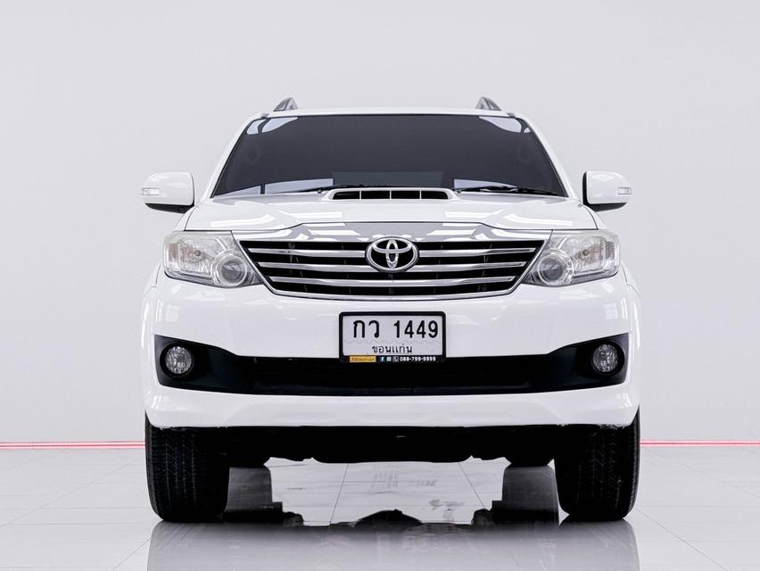 รหัสรถ 6A654 FORTUNER 2.5G MT 2013 12