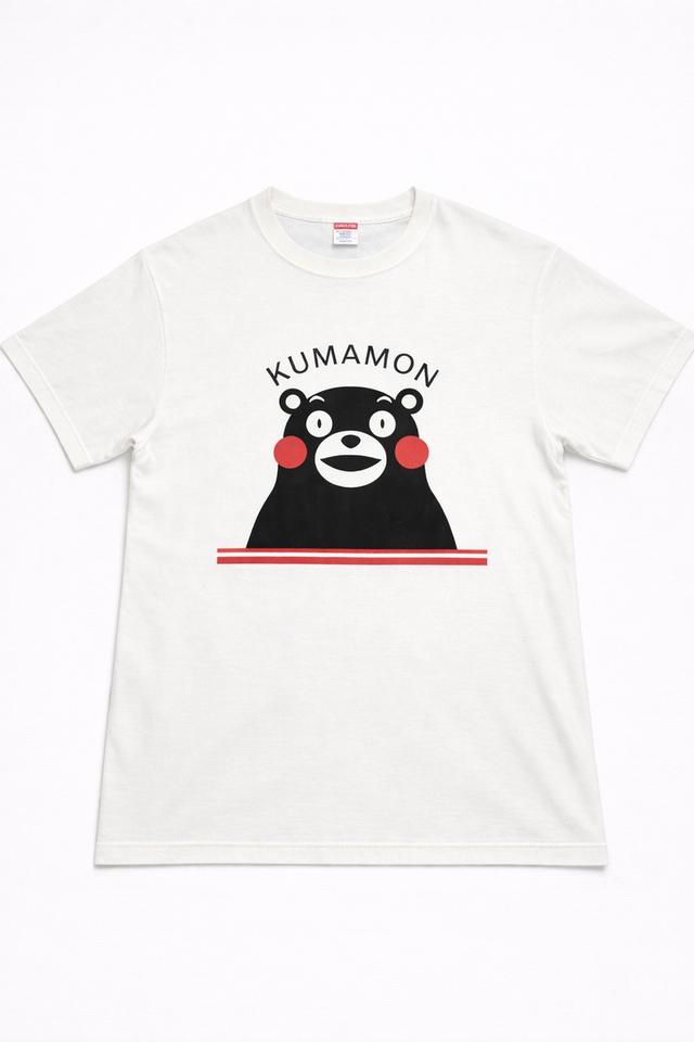 Official Kumamon – เสื้อยืดลาย "คุมะมง" มาสคอตหมีดำแก้มแดงสุดกวนจากญี่ปุ่น