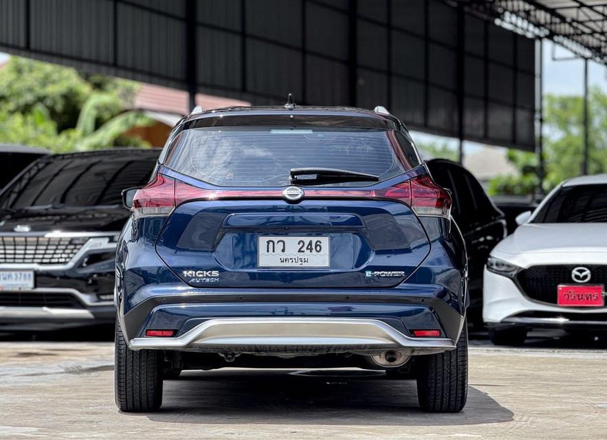 ปี 2023 NISSAN KICKS, 1.2 AUTECHโฉม ปี20-ปัจจุบัน สีน้ำเงิน รับประกันระบบไฟฟ้า e-POWER นาน 5 ปี