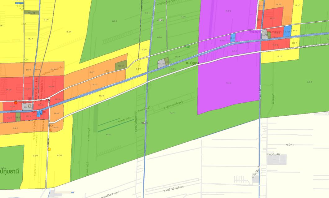 ขายที่ดิน ผังสีม่วง(ที่ดินประเภทอุตสาหกรรม) ,土地出售，紫色圖（工業用地） 16