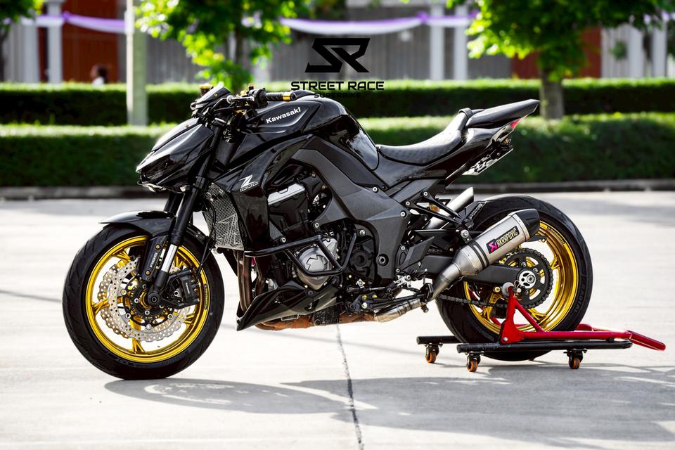 2015 Kawasaki z1000 ปี 2015 ดำด้าน ท่อ akrapovic ดุดัน 10