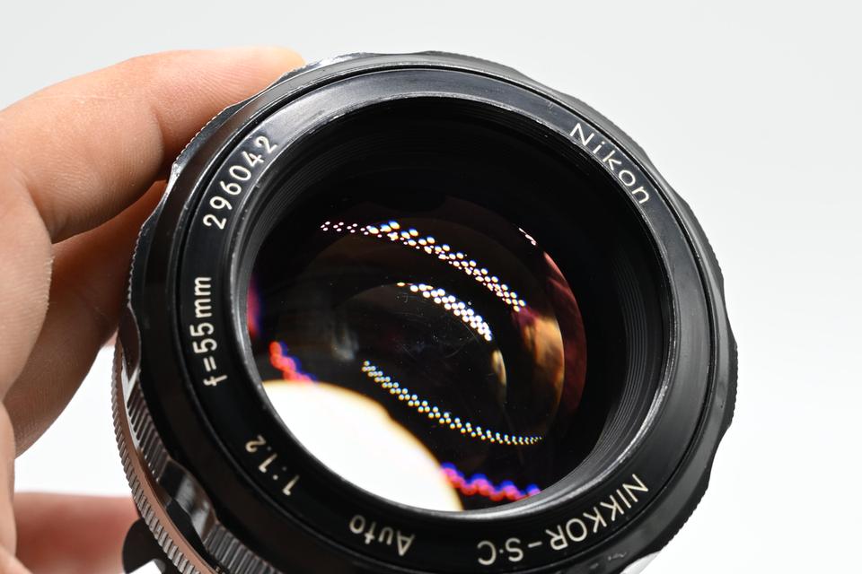 เลนส์มือหมุน  Nikon Nikkor 55mm f/1.2 S.C Non-Ai 12