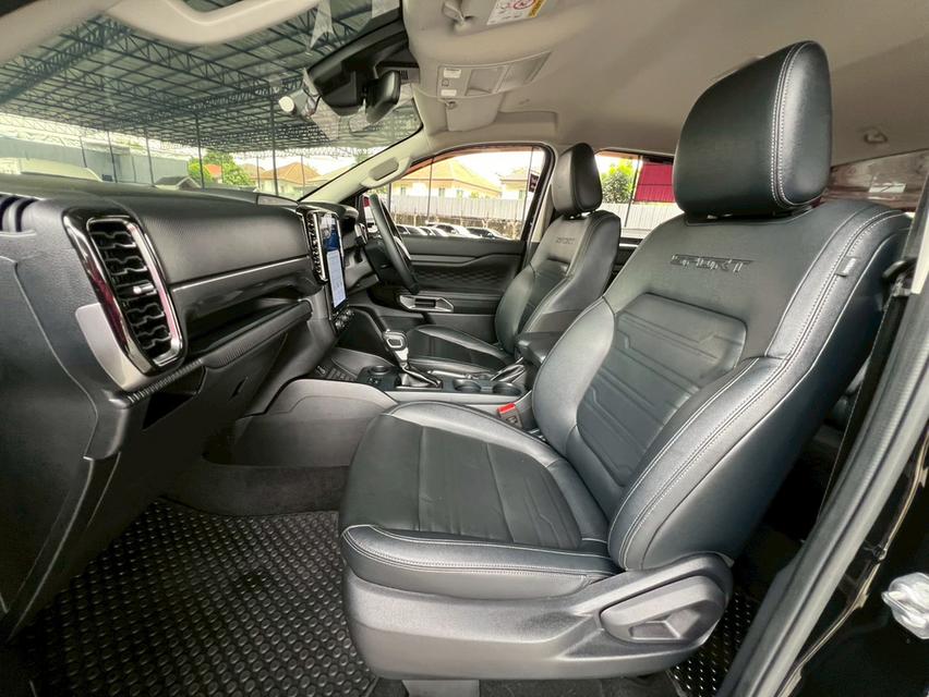 ปี 2022 FORD RANGER, 2.0 SPORT โฉม HI-RIDER DOUBLE CABสีดำ เกียร์ออโต้ เครื่องดีเซล ขับ2 9