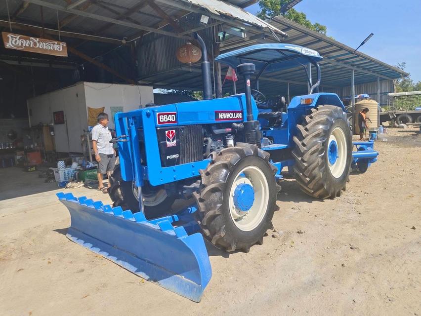 ขายรถไถ Newholland 6640 สีน้ำเงิน 3