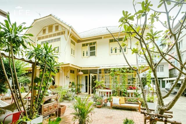 สไตล์โฮมมี่ วินเทจ Airbnb MRTสามย่าน 500ม. ถูกมาก โอกาสทอง เช่าร้านอาหารพรีเมียม 2 หลัง 50 ตร.วา. 200 ตร.ม. สีลม สาทร ใจ 8