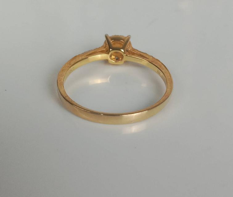 แหวนเพชรหญิง YD528 แหวนเพชรกระจุก ทอง 9K 6