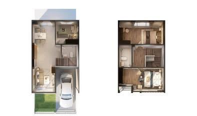 บ้านทาวน์โฮม 2 ชั้น Cher งามวงศ์วาน - ประชาชื่น 19