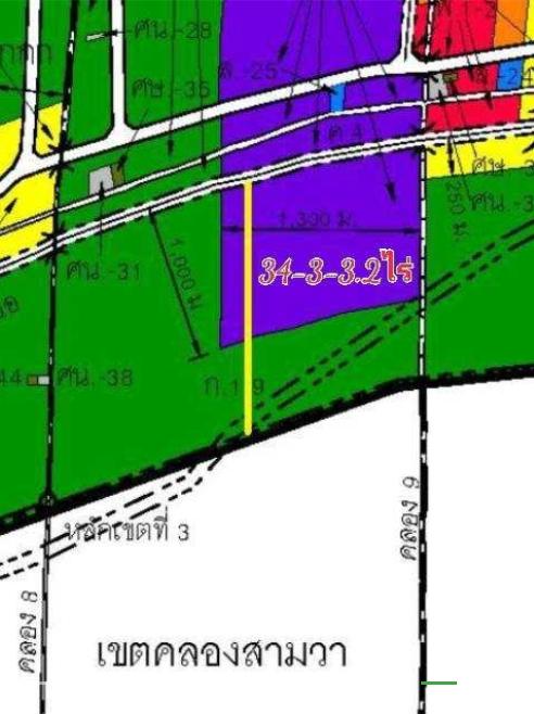 ขายที่ดิน ผังสีม่วง(ที่ดินประเภทอุตสาหกรรม) ,土地出售，紫色圖（工業用地） 13