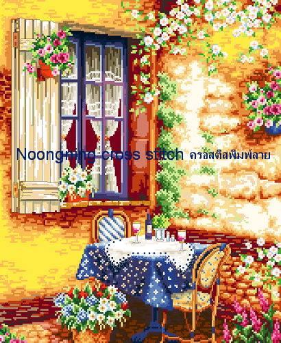 ร้าน Noongning Cross stitch ครอสติสพิมพ์ลาย จำหน่ายอุปกรณ์ครอสติส ภาพติดเพชร2092 6