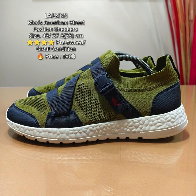 LARKiNSMen's American Street Fashion Sneakers Size. 43/ 27.5(28) cm⭐⭐⭐⭐ Pre-owned/ Great Condition🔥 Price : 590฿