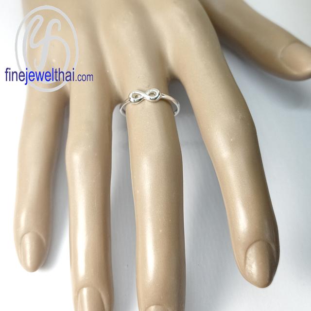 Finejewelthai แหวนอินฟินิตี้-แหวนเงินแท้925-R144100 รูปที่ 3
